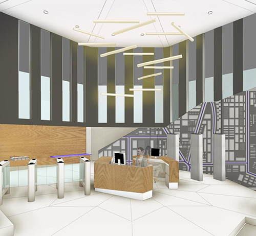 Entrance rendering