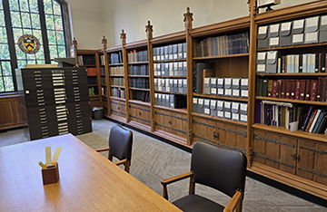 McCormick reading room table