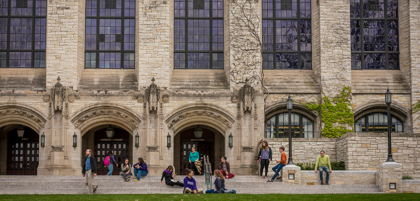 Charles Deering library outside view