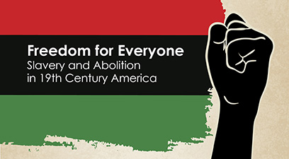 Black Power fist over Black Freedom Flag